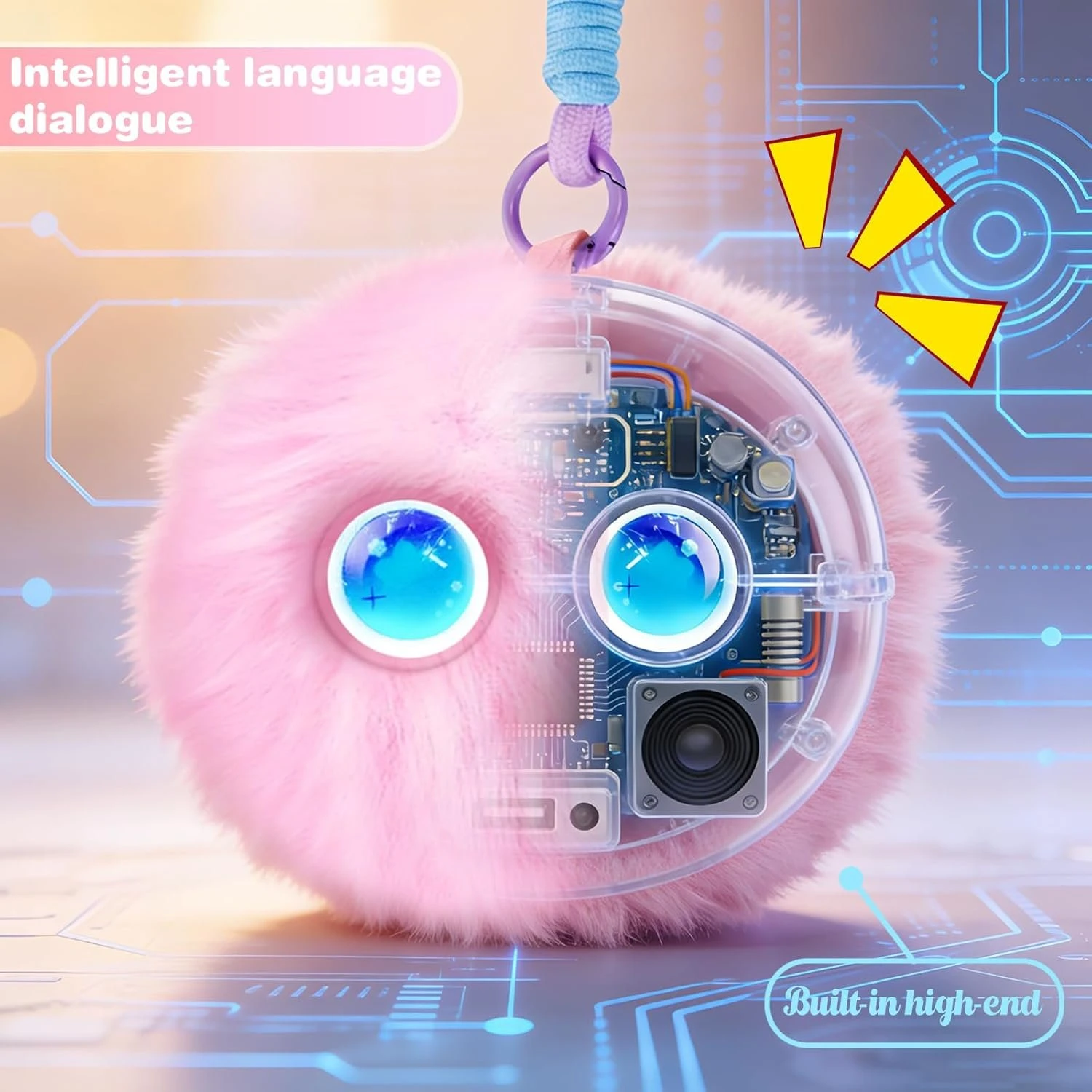 AI Smart Stuffed Animal, Cute Interactive Electronic Toys, Emotional Eyes, Bedtime Story, Multilingual Learning, Unique Gifts - Image 7